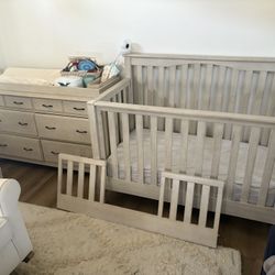 Pottery Barn Crib And Changing Table