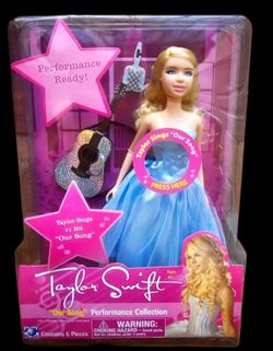 Vintage TAYLOR SWIFT Performance Collection Doll OUR SONG First Release Pink Star 2008