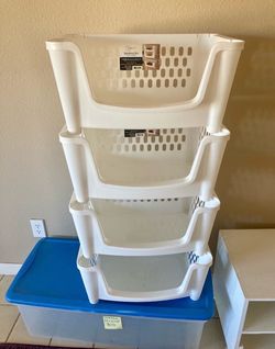 Large storage bin crafts holiday decorations sterilite plastic