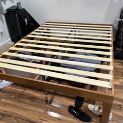 Queen Sized Wooden Bed Frame 