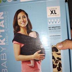 NEW Baby Ka Tan Baby Carrier   Leopard Print XL 