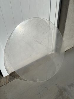 Round Clear Acrylic Table Top 49”