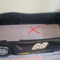 Delta Children Turbo Race Car Twin Bed. Black
