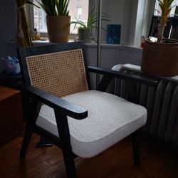 Guyou Modern Rattan Accent Chair