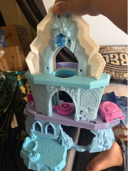 Little people frozen disney castle