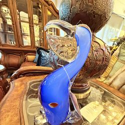 Murano Pelican Blue Glass - 50% OFF OFFER!!!