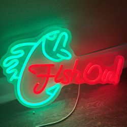 Fish on! Neon Sign