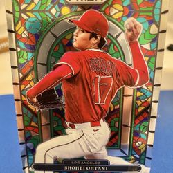 Shohei Ohtani Dodgers Stained Glass Prizm