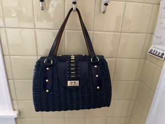 Vintage Wicker Handbag 