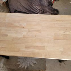 Birch Butcher Block Desk