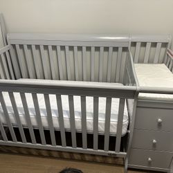 Gray Crib