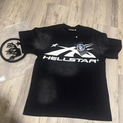Black Hellstar Classic Tee Size Small