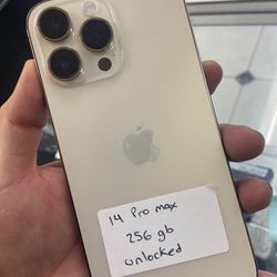 14 Pro Max Unlocked. Cash Or $50 Down W Approval 