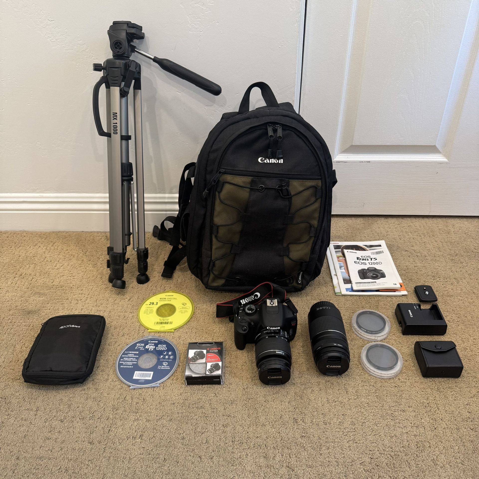 Cannon Rebel EOS T5 Excellent Condition