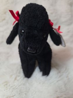 Vintage 1997 Ty Beanie Baby - "GiGi" the Black Poodle (Retired)
