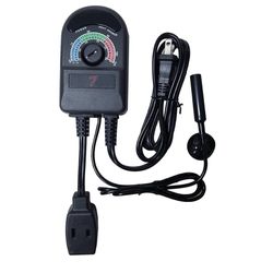 1000W Combined - Terrarium and habitat lighting temperature controller for germination/rooting and reptiles - 3 power outlets