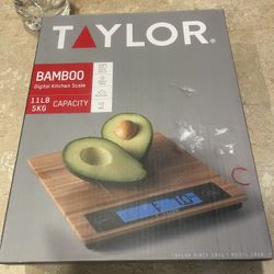 Taylor Bamboo Kitchen Scale