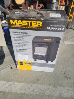 Master Propane Heater 18000 Btu