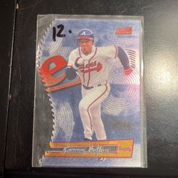  1998 Stadium Club Triumvirate Luminous #T1C Kenny Lofton braves!