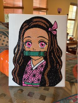 Nezuko diamond art canvas