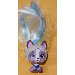 Imc Toys Vip Pets Puppy Dog Figure Long Colorful Hair Purple White
