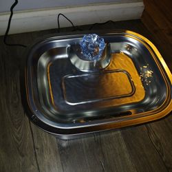3 Gallon Stainless Steel Dog Fountain 