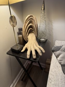 HUGE cement hand wall art/statue