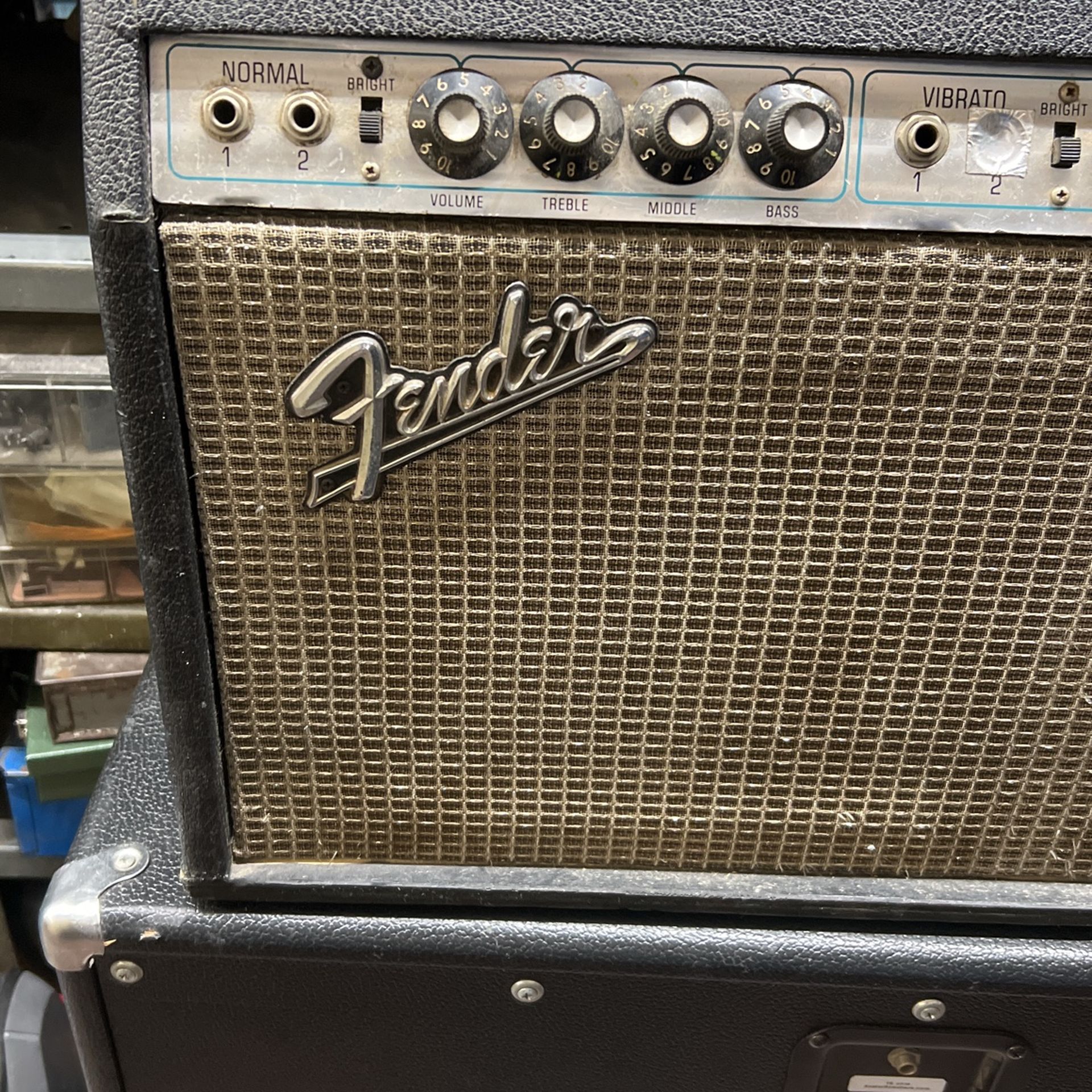 Fender Amp Head With Cabinet