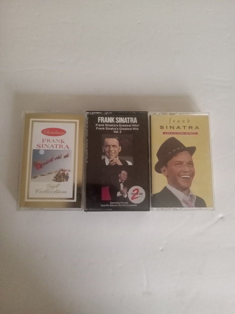 Lot Of 3 Old Frank Sinatra Cassette Tapes (Greatest Hits)