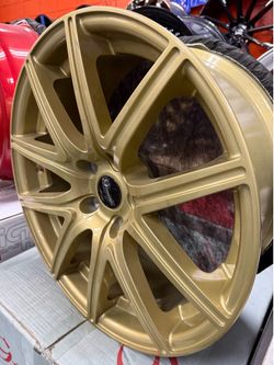 18” Rims Gold 5x120