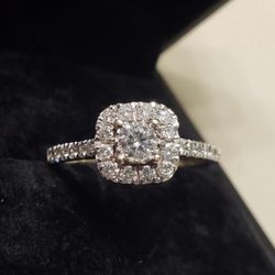 10k white gold solitaire natural diamond zales wedding ring