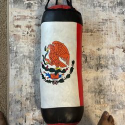 Kids Punching Bag Mexico Flag Design