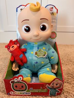 Cocomelon Musical Bedtime JJ Doll Brand New