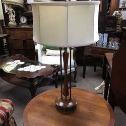 Mid Century Modern Table Lamp, Original Great Condition