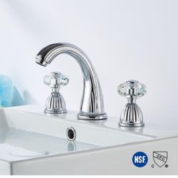 Two Crystal Handle Vanity Faucet (New in Box)