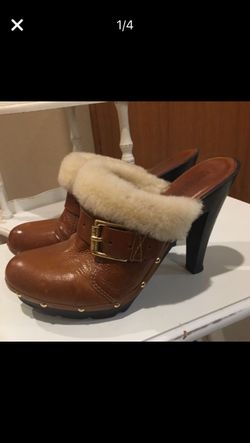 Michael Kors leather high heels. Size 9