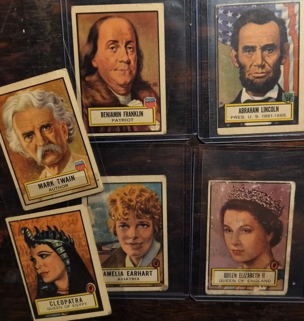 🔥1942 Tobacco Cards Of Famous People In History