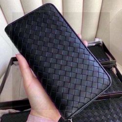 Bottega Veneta Long Wallet Black