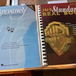 Music Books Hal Leonard Broadway And Warner Brothers Standards Fake Books For Lyrics Piano Guitar Strings Etc