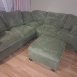 4pcs Sectional Sofa w/ottoman