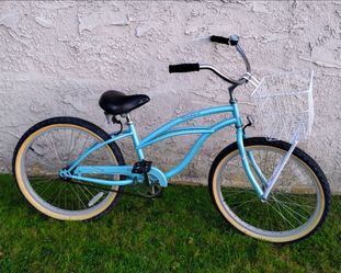 Women's Firmstrong 24" Beach Cruiser bike bicicleta basket