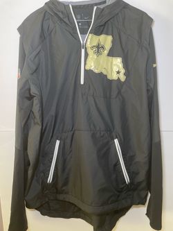 NFL Nike New Orleans saints windbreaker for men size medium