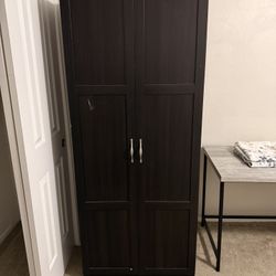 Dark Brown Storage Cabinet