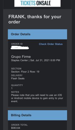 Grupo Firme Ticket