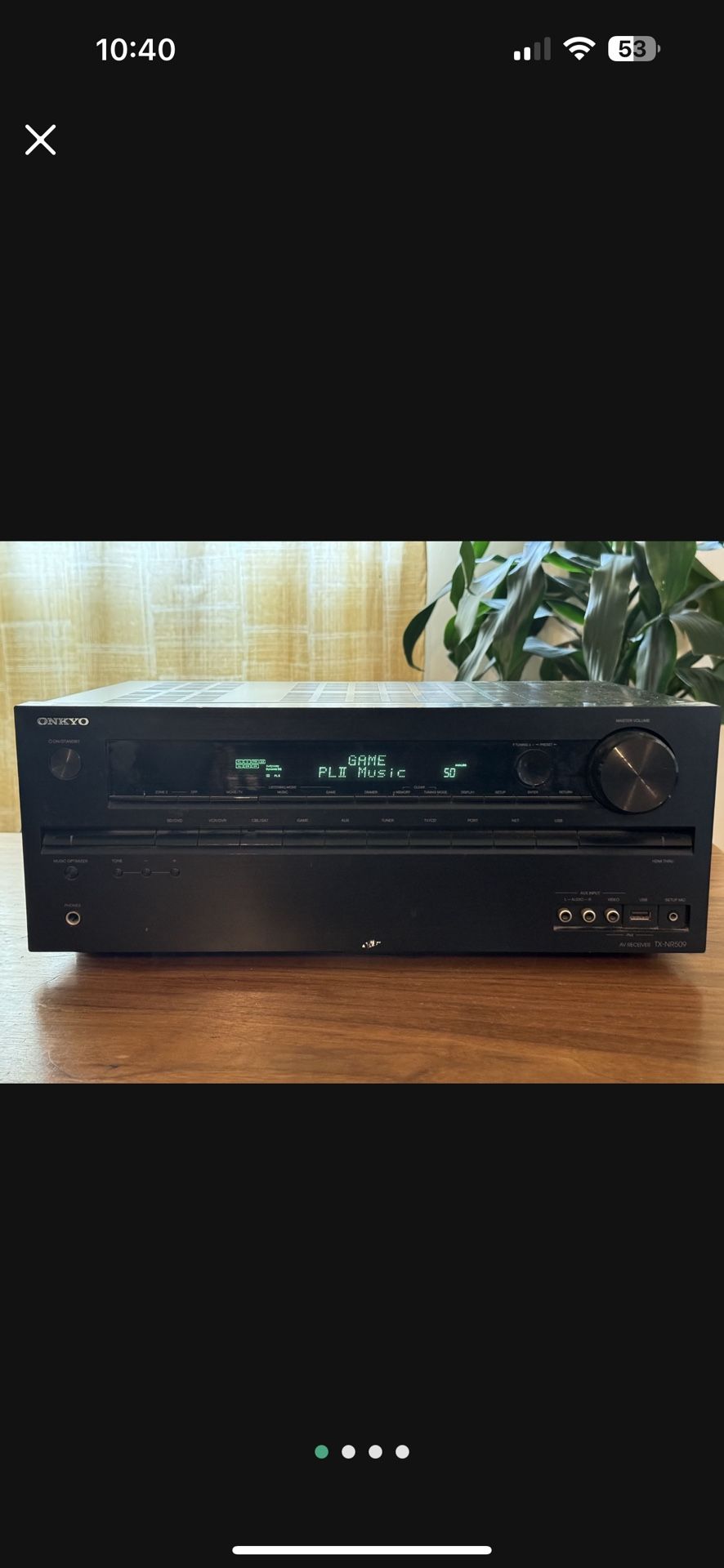 Onkyo TX-NR509 5.1 AV Receiver – HDMI, Network, Great Condition