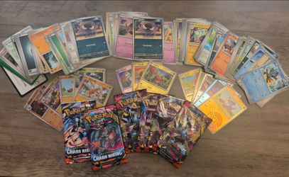 Pokemon Lot Sealed Packs Pitch Black Chaos Rising Holo