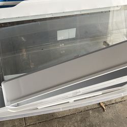 Refrigerator shelves and drawers