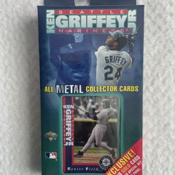 Ken Griffey Jr 8 Mental Collector Cards (Factory Sealed)