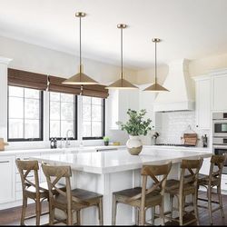 KCO Lighting Dome Pendant Light , Gold Pendant Hanging Light