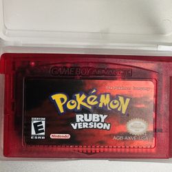 Pokemon Ruby Version Game Boy Advance Game